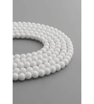 Cam Parlak Beyaz Küre Kesim 6mm Dizi