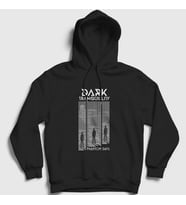 Presmono Unisex Siyah Phantom Dark Tranquility Kapüşonlu Sweatshirt 385373tt
