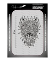 Lion Aslan Mandala Motif Iron Press Tekstil Ütü İle Yapışan Transfer Baskı Kağıdı DTF BASKI