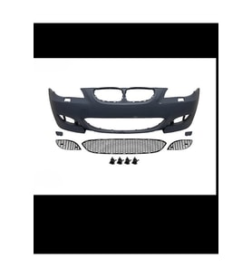 BMW E60+LCI 2002-2009 Komple Tampon &Ouml;n F Yık Lı SİS Delikli M5 Style 51117899050 Wender