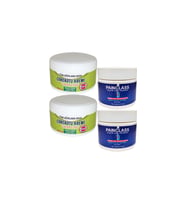 2 Adet Çörek Otu Kremi Büyük XLBoy 200 ml Ağrı Kremi Green + 2 Adet 150 ml Kuyruk Yağı Kremi Painclass / Diz Dirsek İskelet Sırt Bel Kas Eklem Ağrılarına Masaj Seti