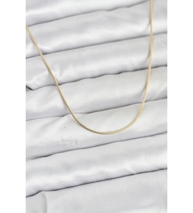 CM 14K Gold Renk Yılan Zincir Model Kadın Kolye 5886 - GLST5576-2485