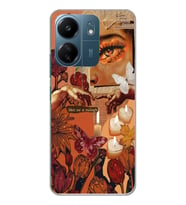 Xiaomi Redmi 13C Uyumlu Eller Tablosu Aesthetic Tasarımlı Şeffaf Telefon Kılıfı