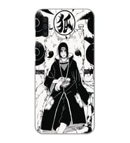 Samsung Galaxy A70 Uyumlu Itachi Uchiha Tasarımlı Şeffaf Telefon Kılıfı