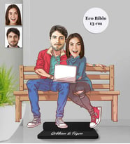 Kişiye Özel Sevgili Ahşap Eco Biblo -13