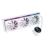 Dragos FrostBite V2 Dijital Isı Göstergeli ARGB 360mm Beyaz İşlemci Sıvı Soğutucu