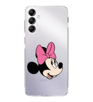 PrintiFy Samsung Galaxy S24 FE ile Kamera Korumalı Kapak Minnie Mouse Tasarımlı Şeffaf Kılıf