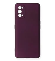 Newface Realme 7 Pro Kılıf First Silikon - Mürdüm