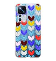 PrintiFy Xiaomi Mi 12T Pro ile Uyumlu Water Color 1  Kamera Korumalı Şeffaf  Kılıf