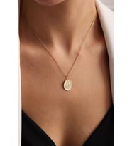 Kişiye Özel Şık Buda Budist Sembolü Kolye 925K Gümüş (Gold)