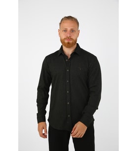 BRG 13239 LİKRA MEVS GÖMLEK/HAKİ/2XL