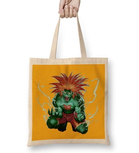 Street Fighter Blanka Bez Çanta Uzun Saplı