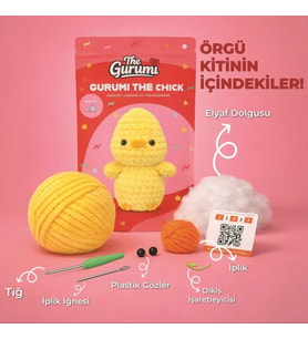 The Gurumi Civciv Örgü Öğrenme Kiti (TG002)