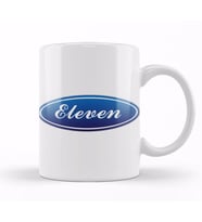 Stranger Things Eleven Ford Logo Kupa Bardak Porselen