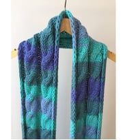 Mora Knit Atkı % 49 Yün El Örgüsü Unisex Atkı