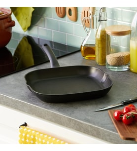 Fissler Cenit Grill Tava ( Ø 28 Cm - 2.1L ), Yapışmaz Kaplamalı Alüminyum Izgara Tava - Indüksiyon U