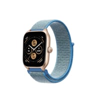 Mey İthalat® Watch 22Mm Hasırlı Cırtcırtlı Kordon - Turkuaz