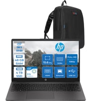 Hp 250 G10 Intel Core I5 1334U 48GB 4tb SSD Intel® Iris® Xᵉ Grafik Freedos 15.6" Taşınabilir Bilgisayar B2NC5ESF30 + Zetta Çanta