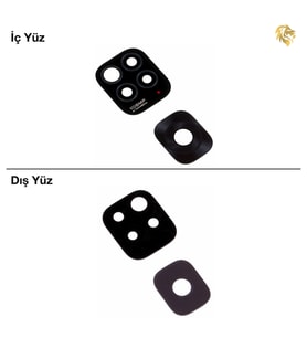 Xiaomi Redmi Note 11S Uyumlu Kamera Lensi Kamera Camı Lens Camı Arka Kamera Camı Camera Lens Glass