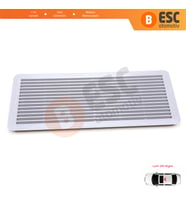 Mercedes W202 W203 W208 W209 W210 W211 W215 W219 W220 W240 W140 için Sunroof Tavan Izgarası Açık Gri