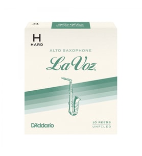 D'Addario RJC10HD La Voz Alto Saksafon Kamışı Hard Sertlik (Profesyonel/Caz) - 10'lu Paket  Güçlü Ses Projeksiyonu ve Sert Ton Karakteri