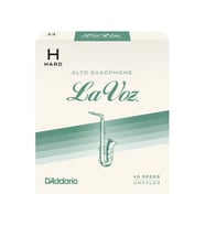 D'Addario RJC10HD La Voz Alto Saksafon Kamışı Hard Sertlik (Profesyonel/Caz) - 10'lu Paket  Güçlü Ses Projeksiyonu ve Sert Ton Karakteri