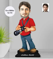 Kişiye Özel Fotoğrafçı Erkek Ahşap Eco Biblo -2