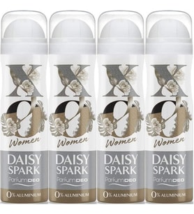 XO Deodorant 150ML Women-Kadın Daisy Spark (4 Lü Set)