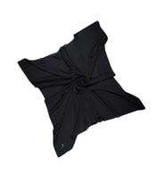 Mısırlı Eşarpları Queen Krep Eşarp 140x140 cm (Siyah)