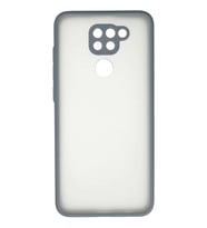 Redmi Note 9 Kılıf Montreal Silikon Kapak - Gri