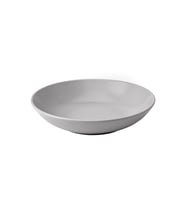 Çukur Tabak, Mat Açık Gri, 23 cm
