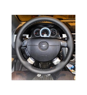 DİKİŞLİ DİREKSİYON KILIFI SİYAH DERİ SİYAH DİKİŞLİ CHEVROLET AVEO İÇİN HIZLI KARGO