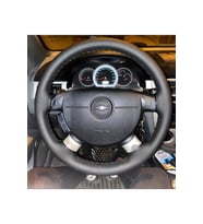 DİKİŞLİ DİREKSİYON KILIFI SİYAH DERİ SİYAH DİKİŞLİ CHEVROLET AVEO İÇİN HIZLI KARGO