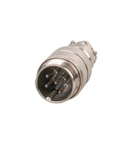 Ayt Mayk GX16-6 Pinli Metal Erkek Konnektör Jack Soket M16 16mm Çap Vida Dişli