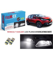 Renault Kadjar LED Plaka Aydınlatma Ampul Seti FEMEX Parlak Beyaz