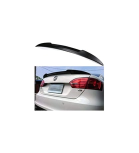 volkswagen jetta 2011.2016 plastik parlak siyah boyalı m4 spoiler
