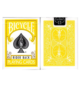 Bicycle Standart Index Sarı Rider Back Oyun Kağıdı Kartı iskambil Kartları (Karışık)