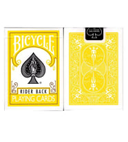 Bicycle Standart Index Sarı Rider Back Oyun Kağıdı Kartı iskambil Kartları (Karışık)