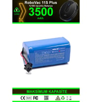 Eufy Robovac 11S Plus 3500mAh Robot Süpürge Bataryası - Gerçek Kapasite, Maksimum Güvenlik