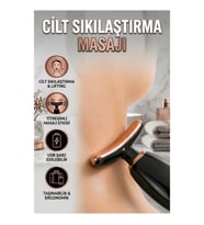 Yüz ve Boyun Cilt Sıkılaştırıcı Masaj Cihazı Ses Dalgası Titreşimli Yeni Nesil