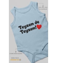Teyzem De Teyzem! Sıfır Kol Bebek Zıbını %100 Pamuk