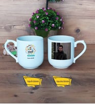 Blogger Kupa Bardak Oval Fotoğraflı