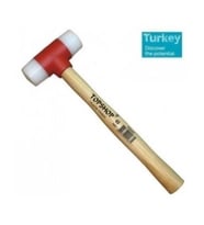 Mey İthalat® Topshop 09463 Ağaç Saplı Plastik Tokmak 40 mm
