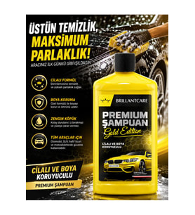 Cilalı & Boya Koruyuculu Premium Gold Oto Şampuanı 700ml