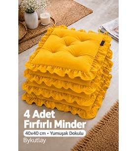 FIRFIRLI SANDALYE MİNDERİ