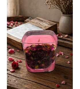 RÜWÜZEL Gül Bahçesi Doğal Soya Mum