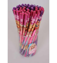 LİSANSLI BARBIE TEKLİ KURŞUN KALEM (Pembe)