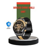 Mey İthalat® Amoled Ekran Akıllı Saat Bluetooth 5.1 Çağrı Destekli 3 Bileklikli