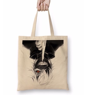 Kaneki Tokyo Ghoul Bez Çanta Uzun Saplı