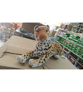 Oyuncak Peluş Sevimli Yatan Kaplan Uyku Arkadaşı 45 cm
